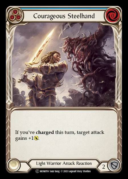 [Light Warrior] Courageous Steelhand [UL-MON059-C] (blue)