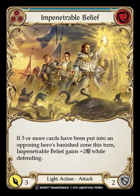 [Light] Impenetrable Belief [UL-MON077-C] (blue)
