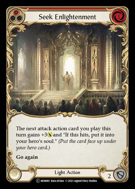 [Light] Seek Enlightenment [UL-MON081-C] (red)