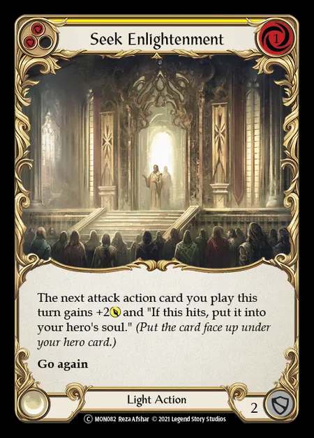 [Light] Seek Enlightenment [UL-MON082-C] (yellow)