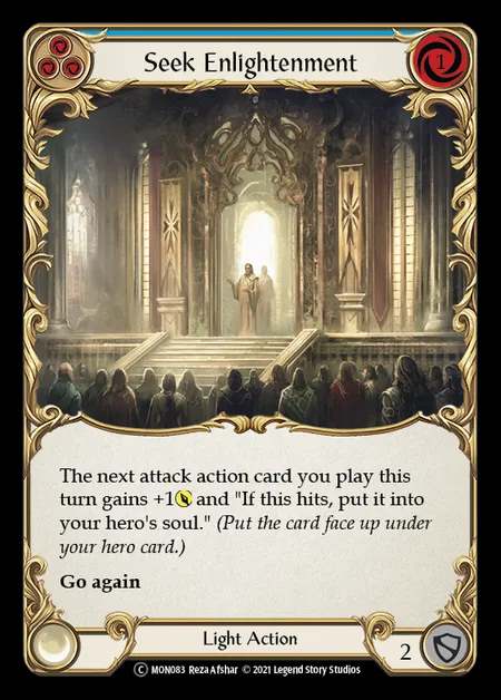 [Light] Seek Enlightenment [UL-MON083-C] (blue)