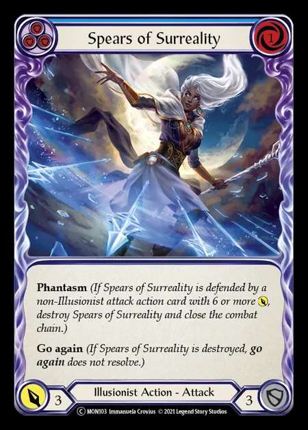 [Illusionist] Spears of Surreality [UL-MON103-C] (blue)