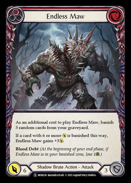 [Shadow Brute] Endless Maw [UL-MON126-R] (red)