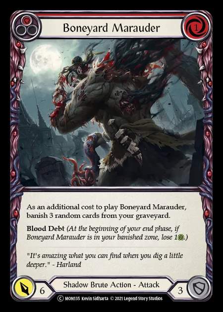 [Shadow Brute] Boneyard Marauder [UL-MON135-C] (red)