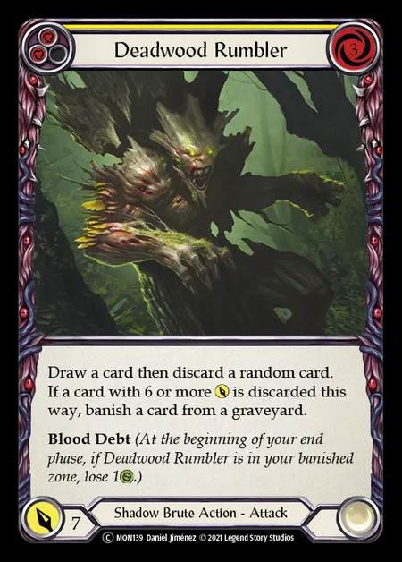 [Shadow Brute] Deadwood Rumbler [UL-MON139-C] (yellow)