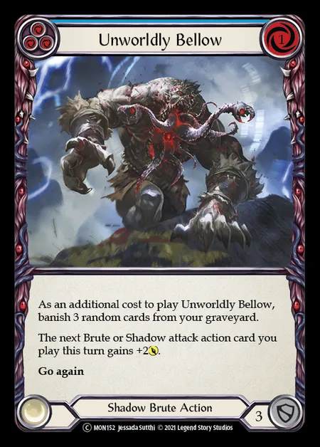 [Shadow Brute] Unworldly Bellow [UL-MON152-C] (blue)