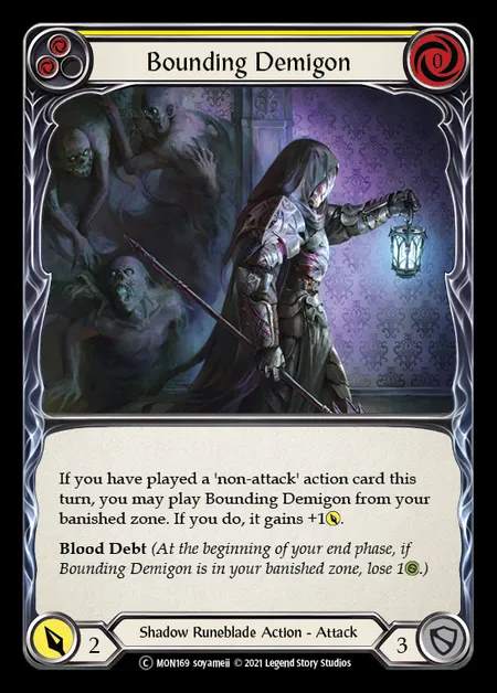 [Shadow Runeblade] Bounding Demigon [UL-MON169-C] (yellow)