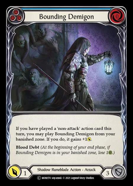 [Shadow Runeblade] Bounding Demigon [UL-MON170-C] (blue)