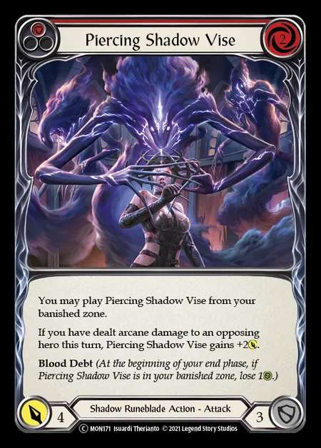 [Shadow Runeblade] Piercing Shadow Vise [UL-MON171-C] (red)