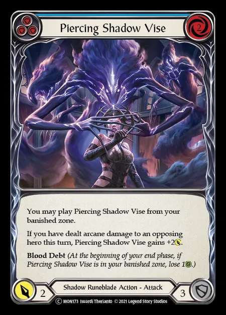 [Shadow Runeblade] Piercing Shadow Vise [UL-MON173-C] (blue)