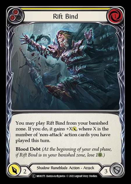 [Shadow Runeblade] Rift Bind [UL-MON175-C] (yellow)