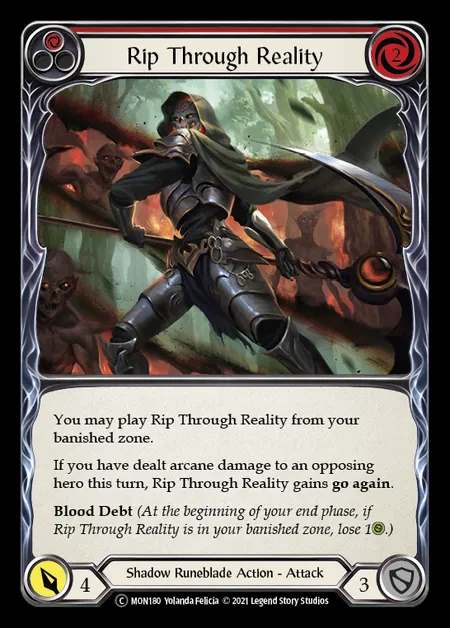 [Shadow Runeblade] Rip Through Reality [UL-MON180-C] (red)