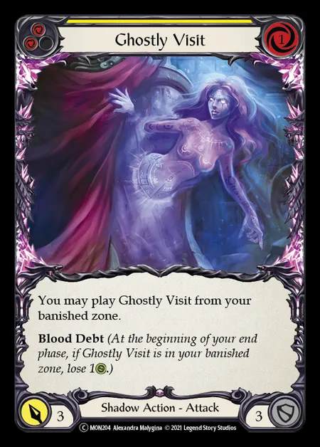 [Shadow] Ghostly Visit [UL-MON204-C] (yellow)