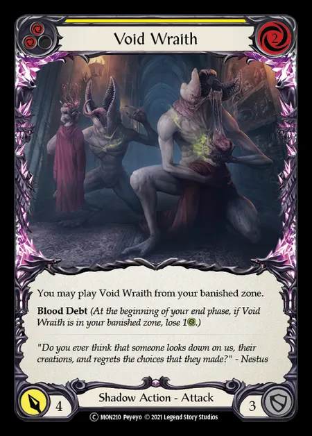 [Shadow] Void Wraith [UL-MON210-C] (yellow)