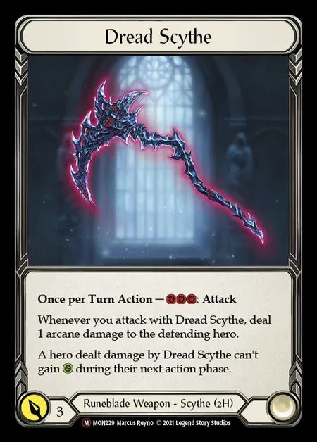 [Runeblade] Dread Scythe [UL-MON229-M]