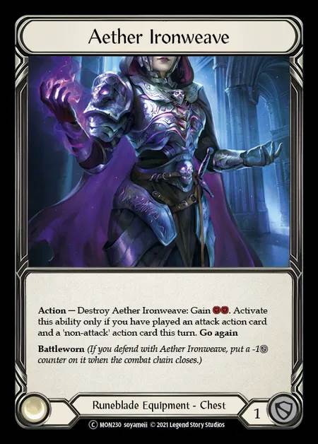 [Runeblade] Aether Ironweave [UL-MON230-C]