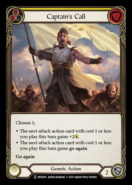 [Generic] Captain's Call [UL-MON261-R] (yellow)