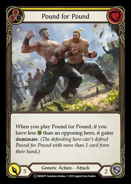 [Generic] Pound for Pound [UL-MON279-C] (yellow)