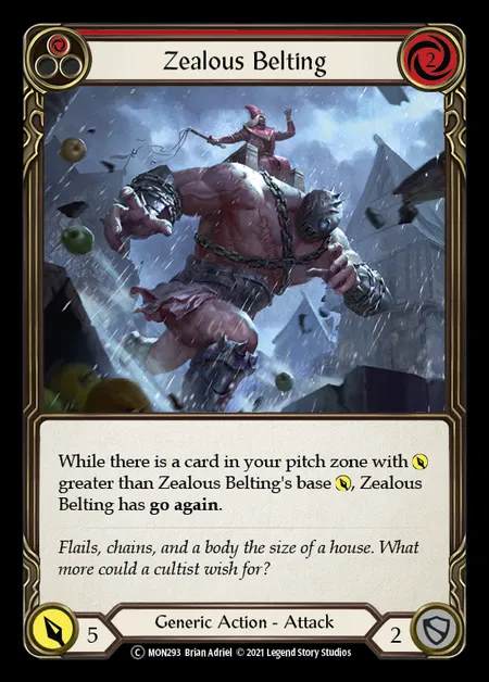 [Generic] Zealous Belting [UL-MON293-C] (red)