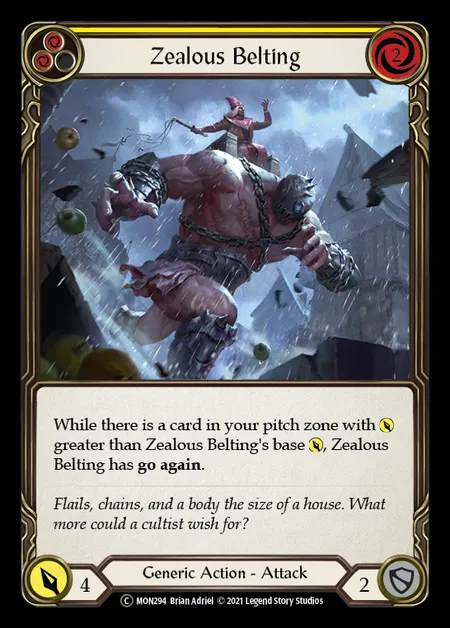 [Generic] Zealous Belting [UL-MON294-C] (yellow)