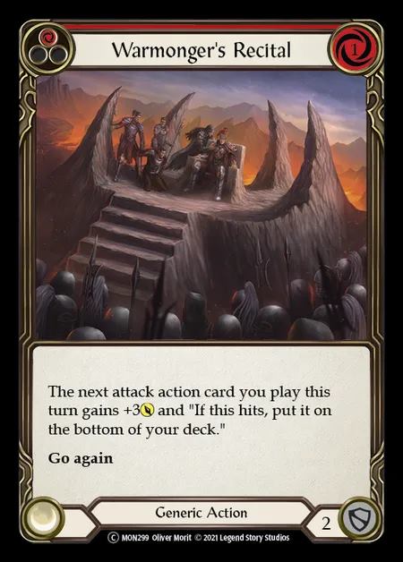 [Generic] Warmonger's Recital [UL-MON299-C] (red)