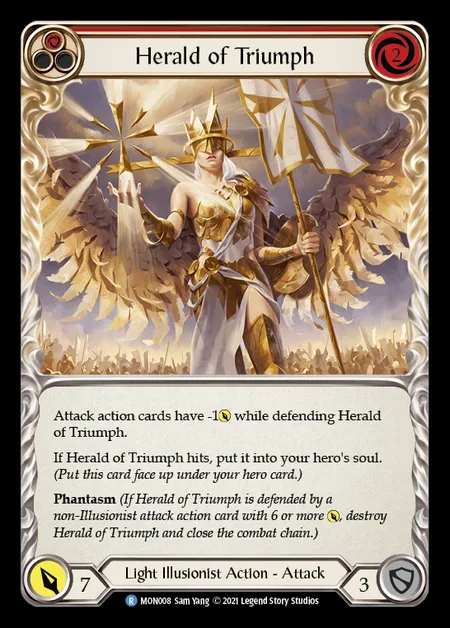 [Light Illusionist] Herald of Triumph (red) [1st-MON_008-R]