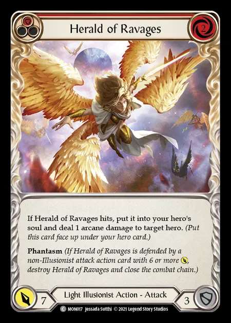 [Light Illusionist] Herald of Ravages (red) [1st-MON_017-C]