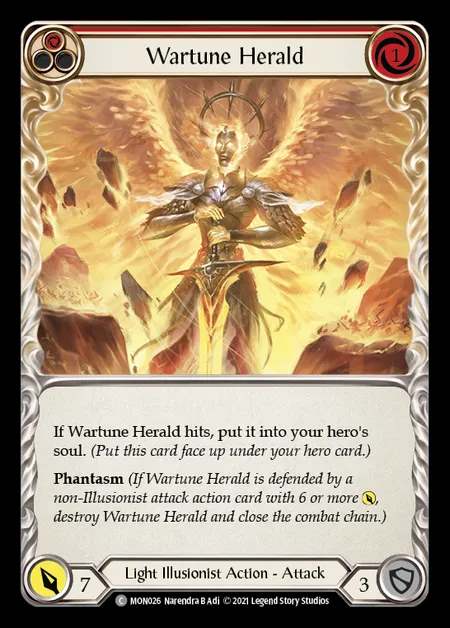 [Light Illusionist] Wartune Herald (red) [1st-MON_026-C]