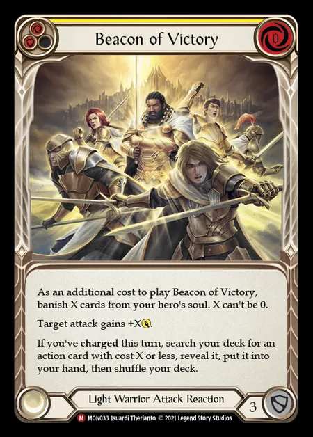 [Light Warrior] Beacon of Victory [1st-MON_033-M]