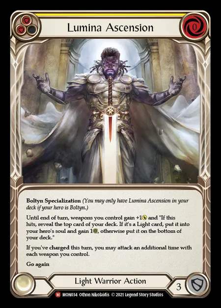 [Light Warrior] Lumina Ascension [1st-MON_034-M]