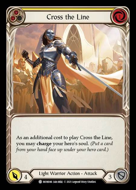 [Light Warrior] Cross the Line (yellow) [1st-MON_046-C]