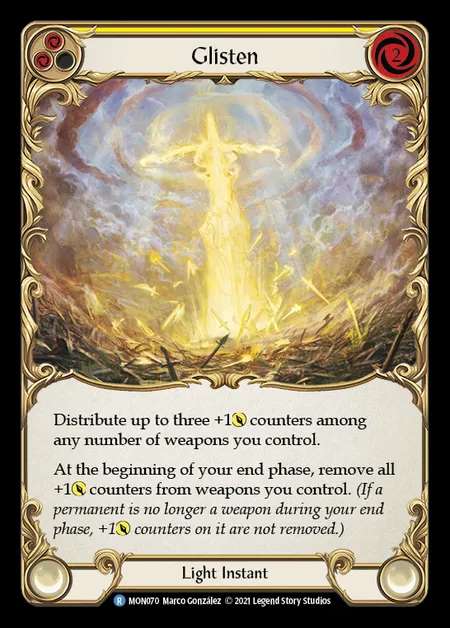[Light] Glisten (yellow) [1st-MON_070-R]