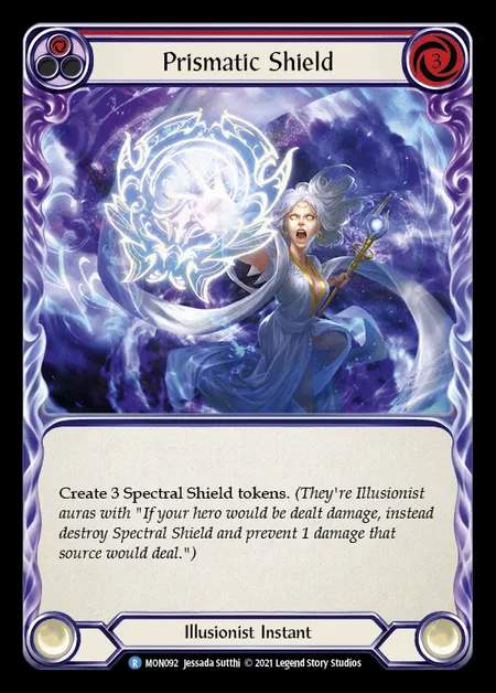 [Illusionist] Prismatic Shield (red) [1st-MON_092-R]