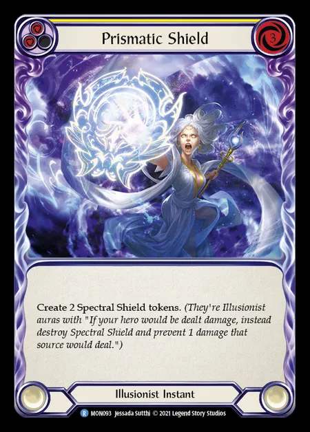 [Illusionist] Prismatic Shield (yellow) [1st-MON_093-R]
