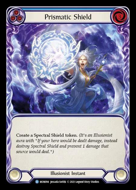 [Illusionist] Prismatic Shield (blue) [1st-MON_094-R]