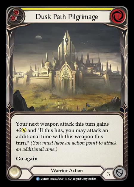 [Warrior] Dusk Path Pilgrimage (yellow) [1st-MON_111-R]