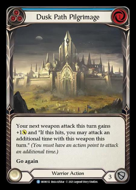 [Warrior] Dusk Path Pilgrimage (blue) [1st-MON_112-R]