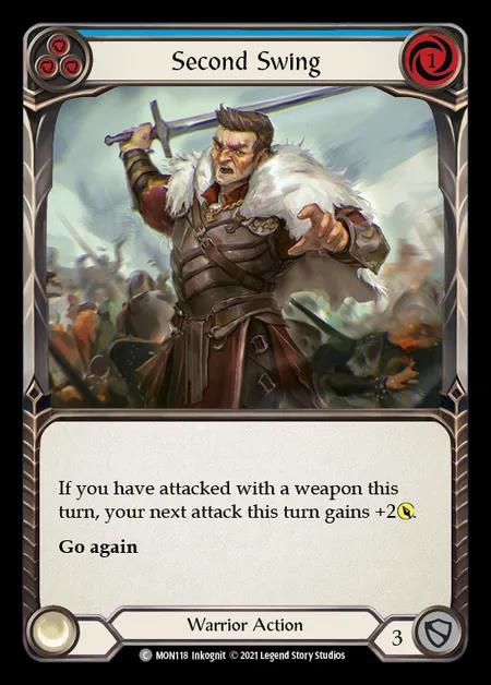 [Warrior] Second Swing (blue) [1st-MON_118-C]