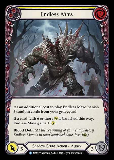 [Shadow Brute] Endless Maw (yellow) [1st-MON_127-R]