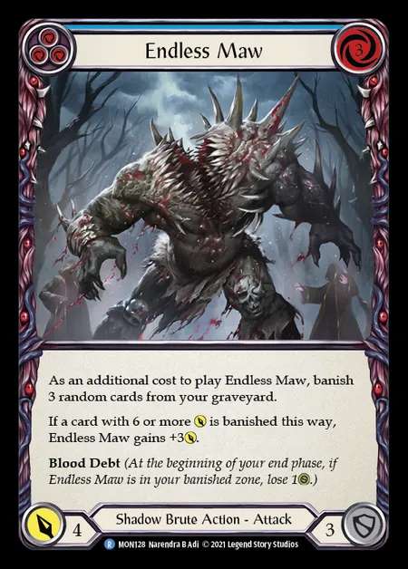 [Shadow Brute] Endless Maw (blue) [1st-MON_128-R]