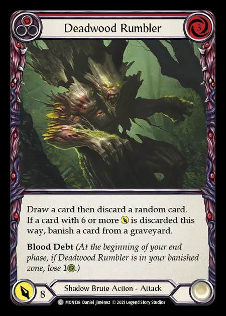 [Shadow Brute] Deadwood Rumbler (red) [1st-MON_138-C]