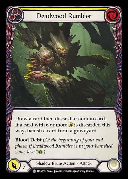 [Shadow Brute] Deadwood Rumbler (yellow) [1st-MON_139-C]