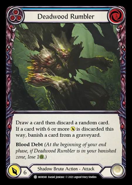 [Shadow Brute] Deadwood Rumbler (blue) [1st-MON_140-C]