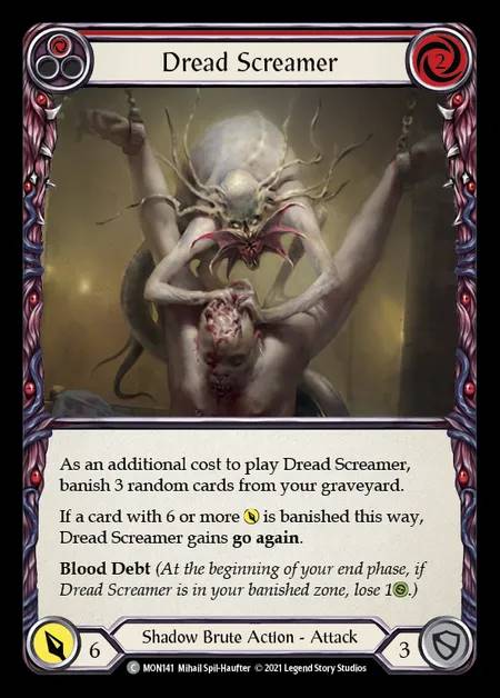 [Shadow Brute] Dread Screamer (red) [1st-MON_141-C]