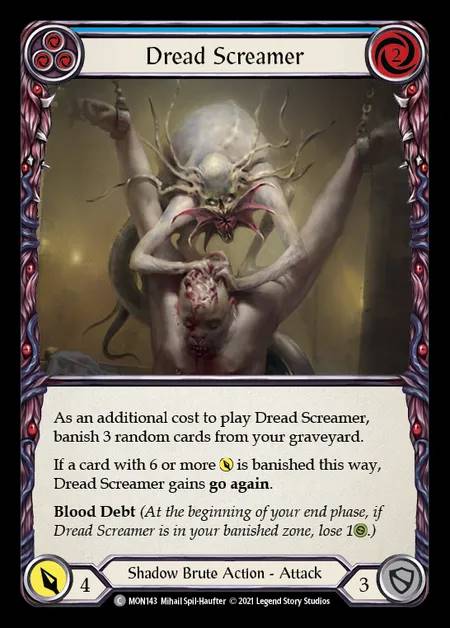 [Shadow Brute] Dread Screamer (blue) [1st-MON_143-C]