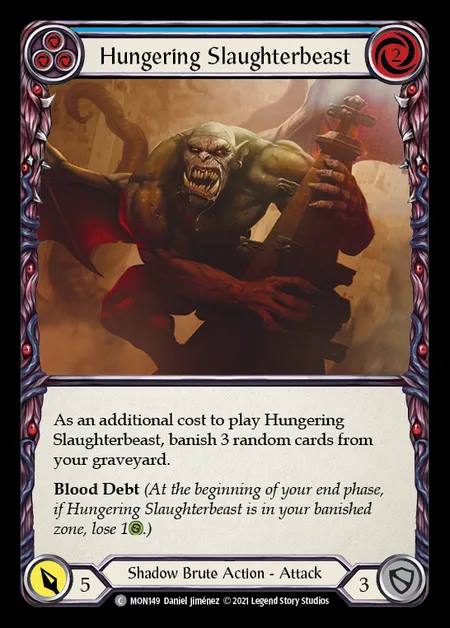 [Shadow Brute] Hungering Slaughterbeast (blue) [1st-MON_149-C]