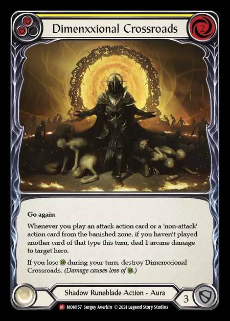 [Shadow Runeblade] Dimenxxional Crossroads [1st-MON_157-M]