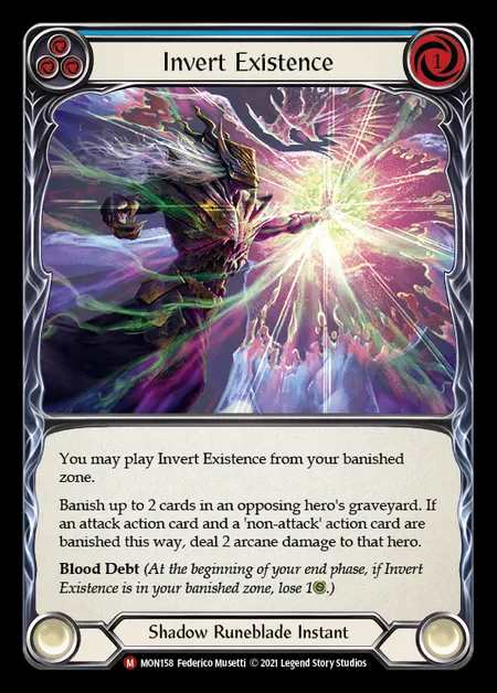 [Shadow Runeblade] Invert Existence [1st-MON_158-M]