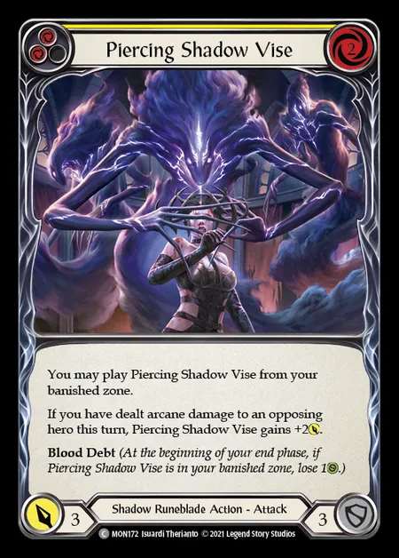 [Shadow Runeblade] Piercing Shadow Vise (yellow) [1st-MON_172-C]