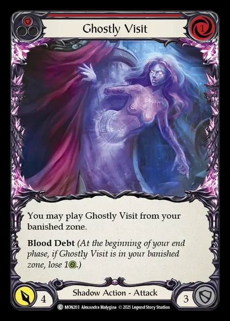 [Shadow] Ghostly Visit (red) [1st-MON_203-C]